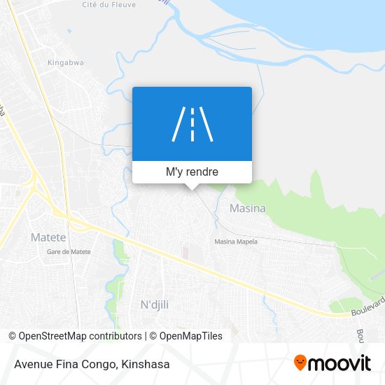 Avenue Fina Congo plan