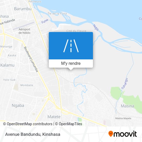 Avenue Bandundu plan