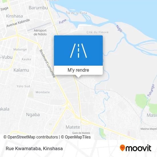 Rue Kwamataba plan