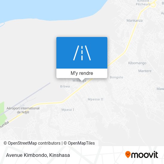 Avenue Kimbondo plan