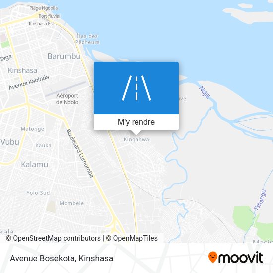 Avenue Bosekota plan