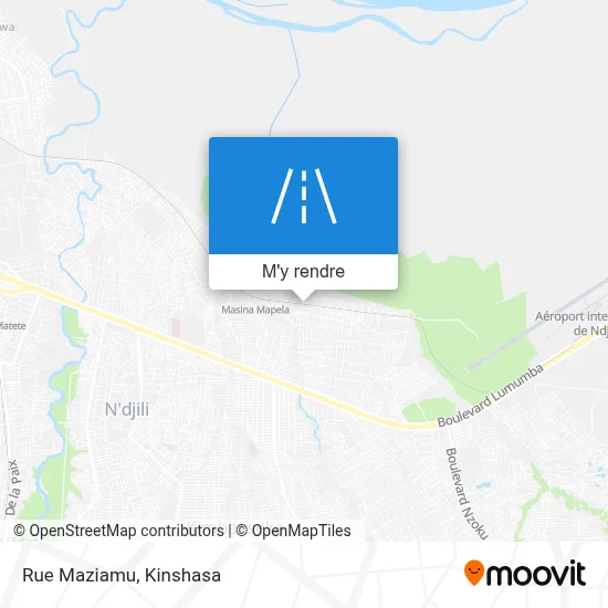 Rue Maziamu plan