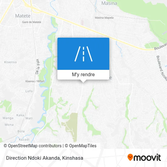 Direction Ndoki Akanda plan