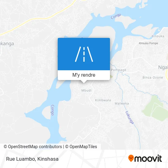 Rue Luambo plan