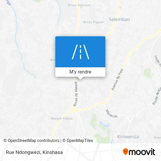 Rue Ndongwezi plan