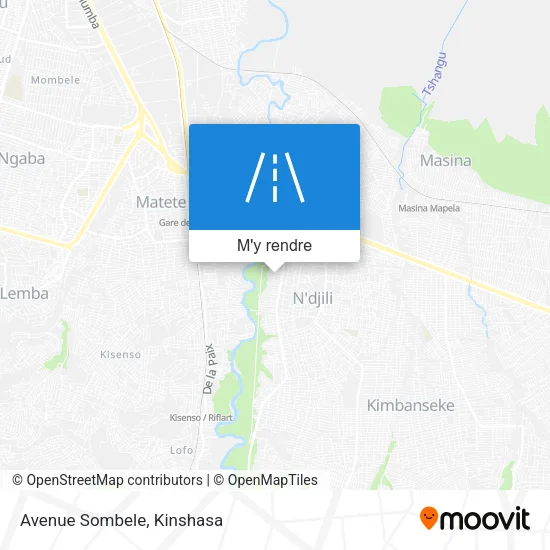 Avenue Sombele plan