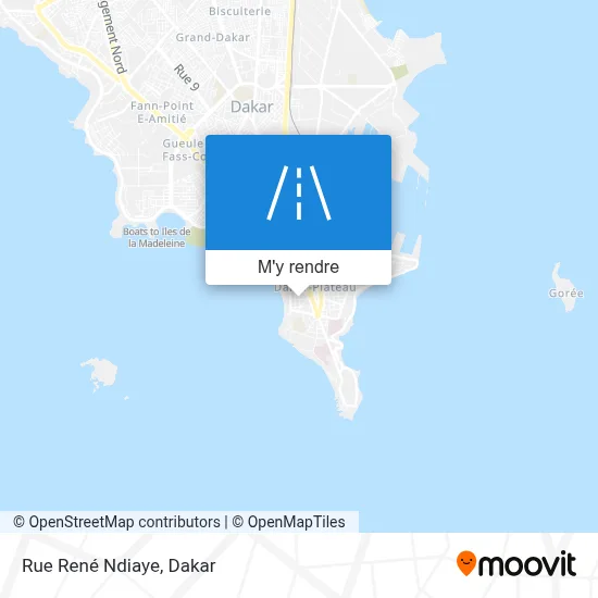 Rue René Ndiaye plan