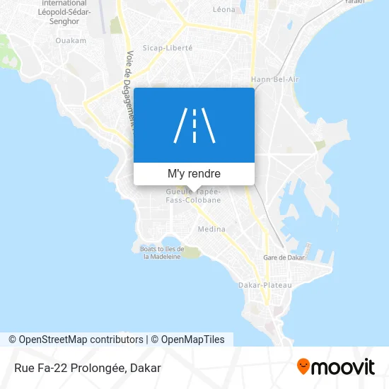 Rue Fa-22 Prolongée plan