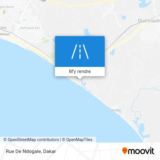 Rue De Ndogale plan