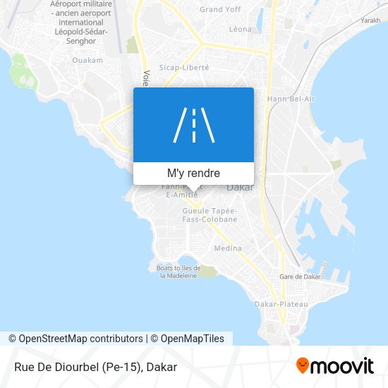 Rue De Diourbel (Pe-15) plan