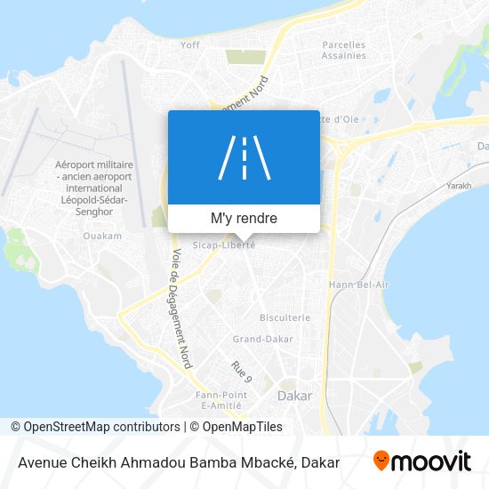 Avenue Cheikh Ahmadou Bamba Mbacké plan