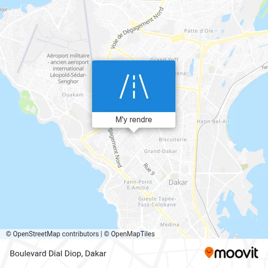 Boulevard Dial Diop plan