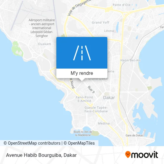 Avenue Habib Bourguiba plan