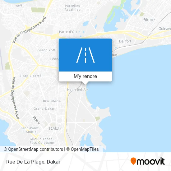 Rue De La Plage plan