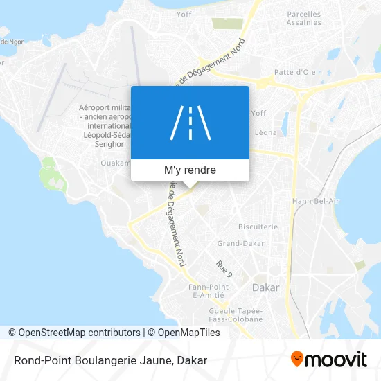 Rond-Point Boulangerie Jaune plan