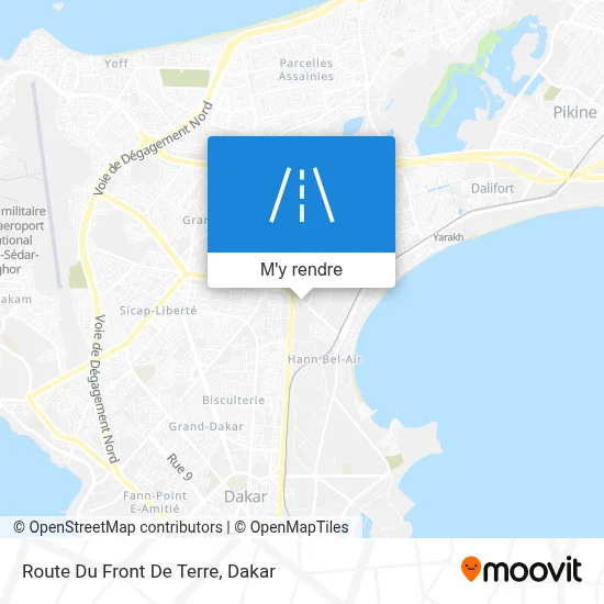 Route Du Front De Terre plan