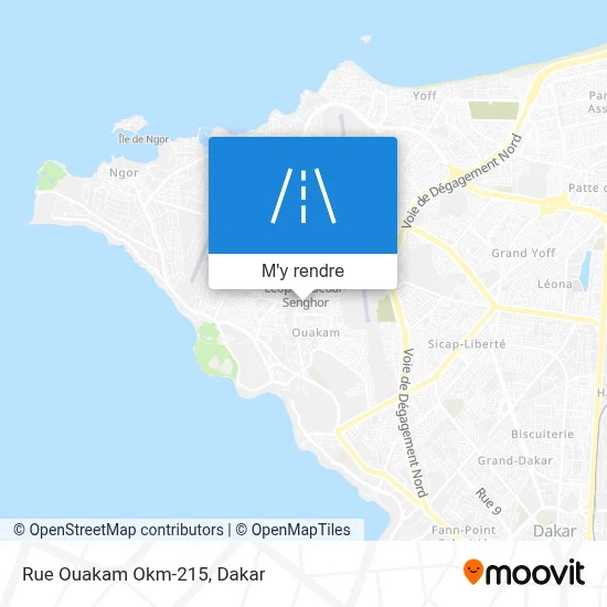 Rue Ouakam Okm-215 plan