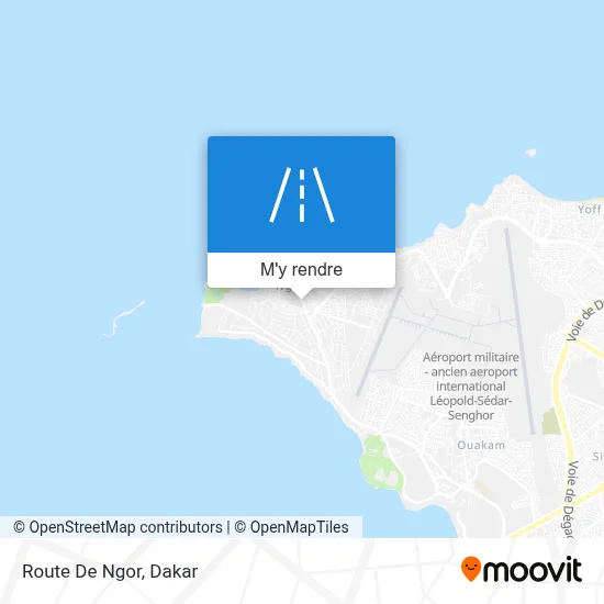 Route De Ngor plan