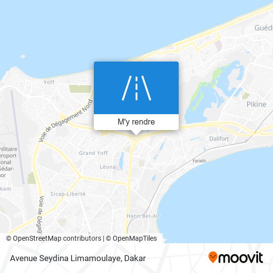 Avenue Seydina Limamoulaye plan