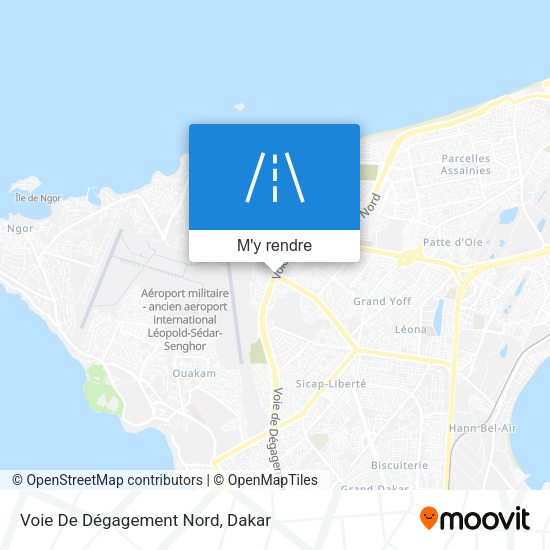 Voie De Dégagement Nord plan