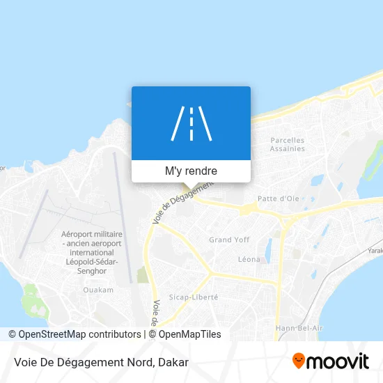 Voie De Dégagement Nord plan