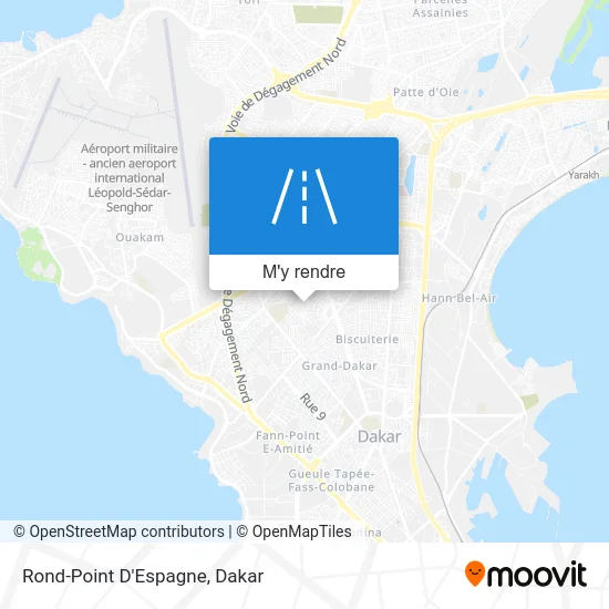 Rond-Point D'Espagne plan