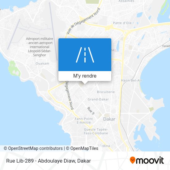 Rue Lib-289 - Abdoulaye Diaw plan