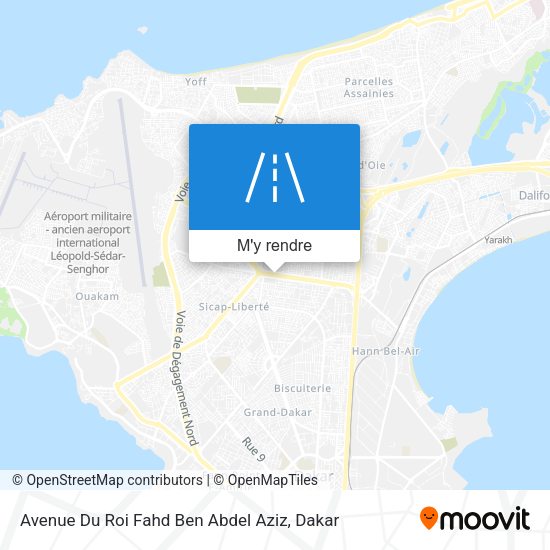 Avenue Du Roi Fahd Ben Abdel Aziz plan