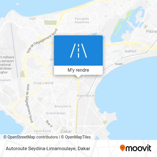 Autoroute Seydina-Limamoulaye plan