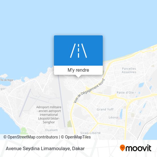 Avenue Seydina Limamoulaye plan