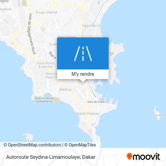 Autoroute Seydina-Limamoulaye plan