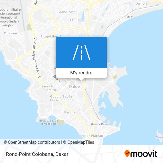 Rond-Point Colobane plan