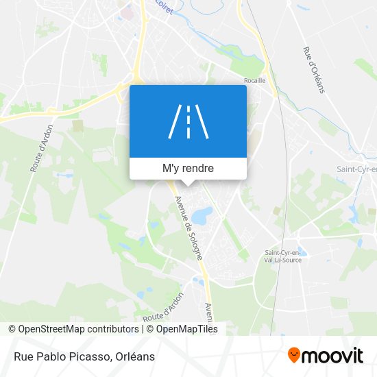 Rue Pablo Picasso plan