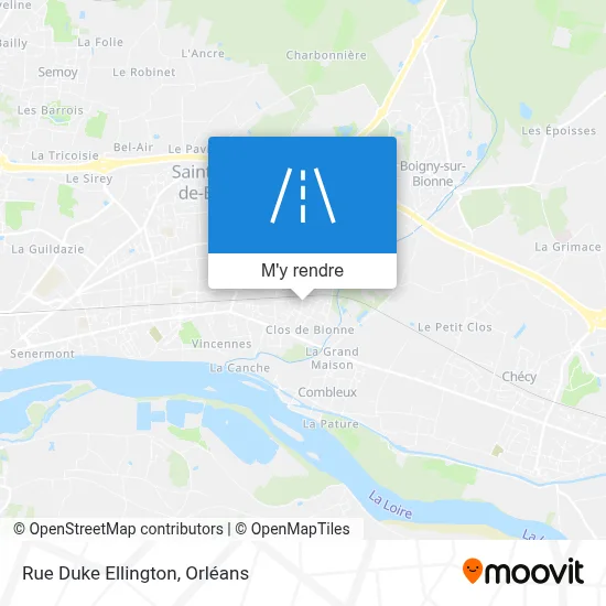 Rue Duke Ellington plan