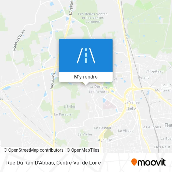 Comment aller à Rue Du Ran D'Abbas, Saran en bus ou tram?