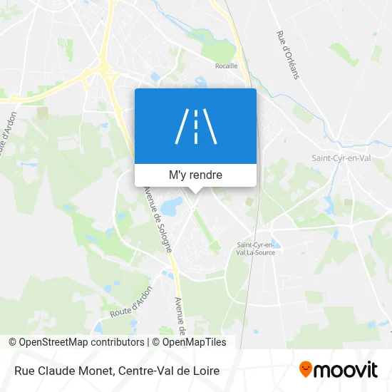 Rue Claude Monet plan