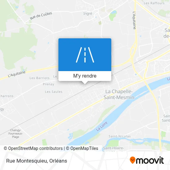 Rue Montesquieu plan