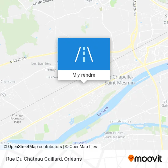 Rue Du Château Gaillard plan