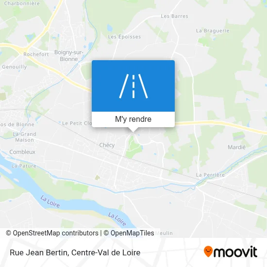 Rue Jean Bertin plan