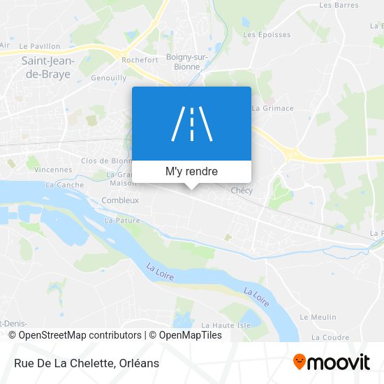 Rue De La Chelette plan
