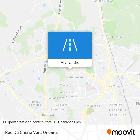 Rue Du Chêne Vert plan