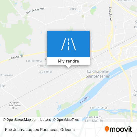 Rue Jean-Jacques Rousseau plan