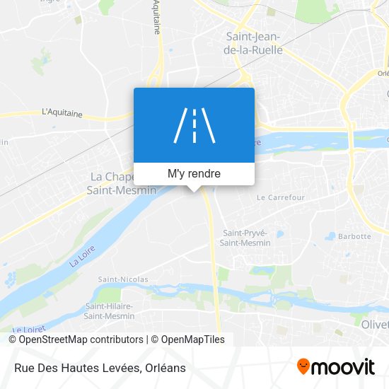 Rue Des Hautes Levées plan