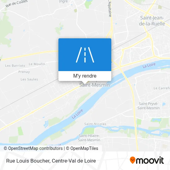 Rue Louis Boucher plan