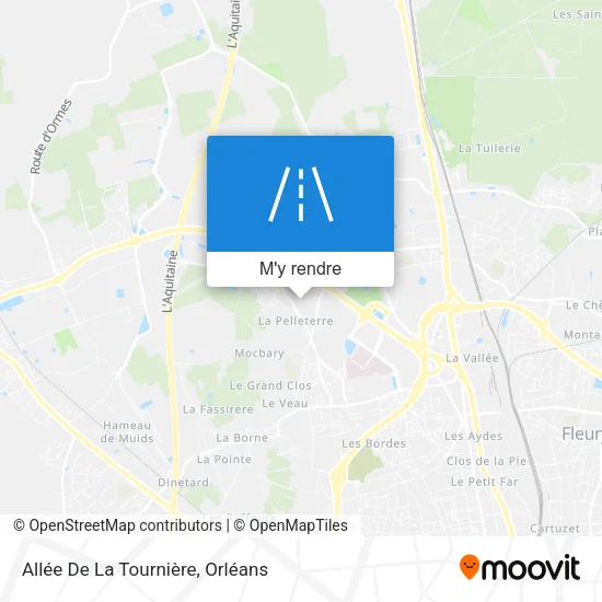 Allée De La Tournière plan