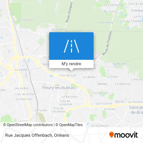 Rue Jacques Offenbach plan