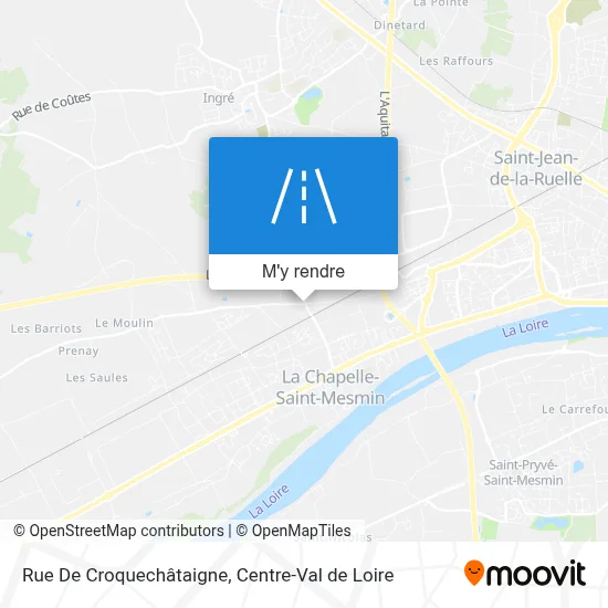 Rue De Croquechâtaigne plan