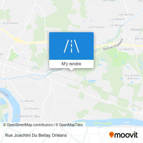 Rue Joachim Du Bellay plan