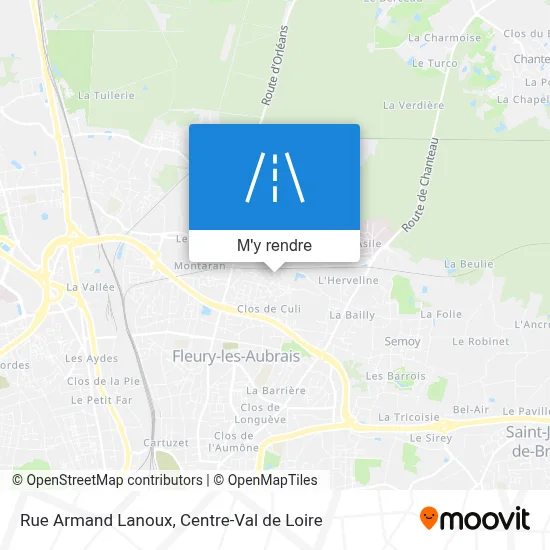 Rue Armand Lanoux plan