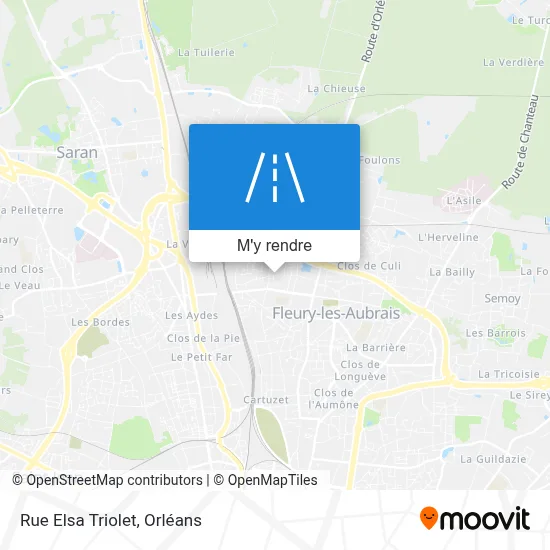 Rue Elsa Triolet plan